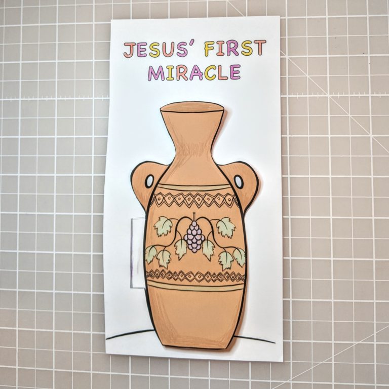 craft jesus turns water to wine