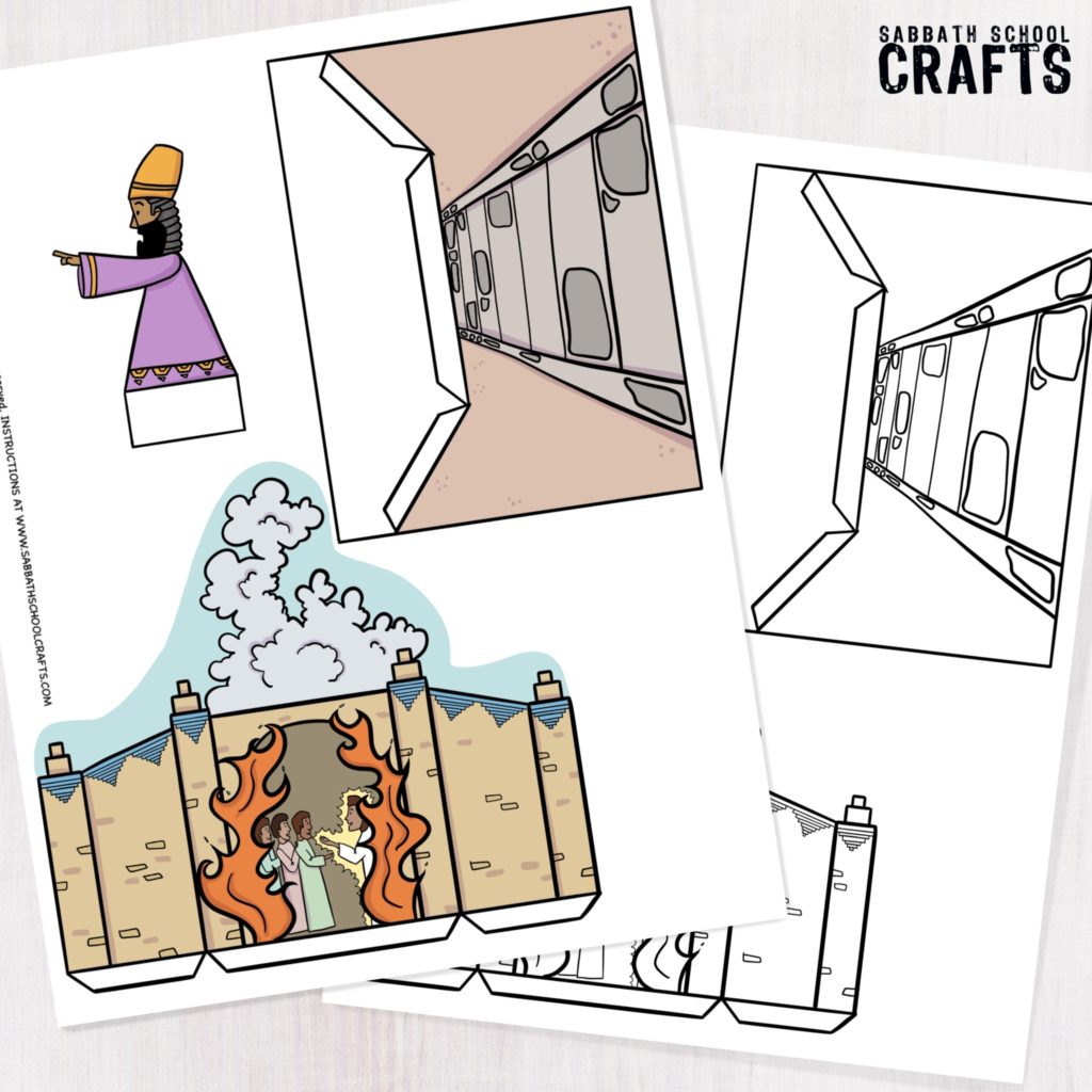 The Firey Furnace – Sabbath School Crafts