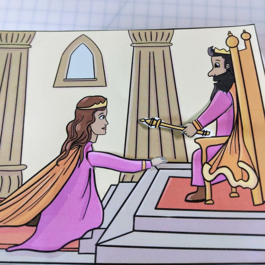 Queen Esther saves her people craft